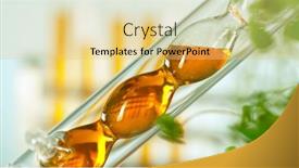  Presentation with essential oil - Presentation design enhanced with getting-essential-oil-from-natural background and a yellow colored foreground