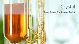  Presentation with essential oil - PPT theme with getting-essential-oil-from-natural background and a sky blue colored foreground