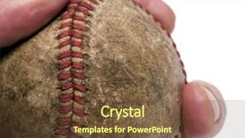  Presentation with more stone cross all things work together - Presentation theme enhanced with getting hands dirty - well worn baseball is background and a  colored foreground