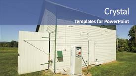  Presentation with farm - Amazing presentation design having gettyburg - dwight d eisenhower's farm backdrop and a ocean colored foreground