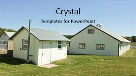  Presentation with oil in tank farm - Beautiful slide set featuring gettyburg - dwight d eisenhower's farm backdrop and a light blue colored foreground