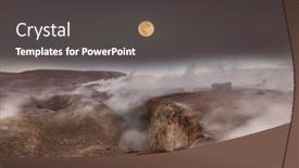  Presentation with sol - Cool new slide deck with geysers-sol-de-manana backdrop and a dark gray colored foreground