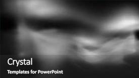  Presentation with human face - PPT theme having ghost - human face in motion blur background and a dark gray colored foreground