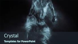  Presentation with martial arts - Cool new PPT layouts with ghost-concept-martial-arts-fighter backdrop and a tawny brown colored foreground