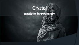  Presentation with ghostly forest - Slides having ghostly figure in the dark background and a dark gray colored foreground