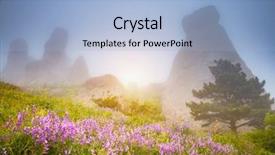  Presentation with ghosts - Audience pleasing presentation theme consisting of ghosts location place crimea backdrop and a light blue colored foreground