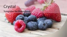  Presentation with old butcher shop - Cool new slide deck with gi - natural shot on old wooden backdrop and a  colored foreground