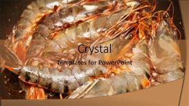  Presentation with sambal hot sauce - Presentation enhanced with cosmetics retail display in a shop showing all different shades background and a dark gray colored foreground