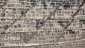  Presentation with step - Beautiful presentation featuring giant step well of abhaneri in rajasthan state in india backdrop and a gray colored foreground