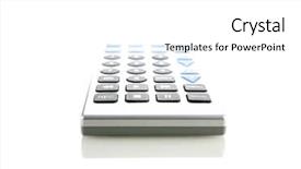  Presentation with signal - Colorful PPT theme enhanced with giant tv remote control backdrop and a white colored foreground