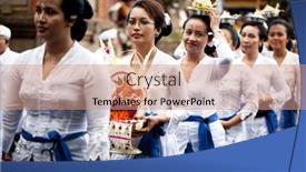  Presentation with bali temple - Amazing PPT layouts having gianyar-bali-indonesia-may-21 backdrop and a coral colored foreground