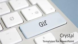  Presentation with gif - Theme enhanced with gif means hello background and a white colored foreground