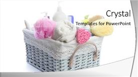  Presentation with shampoo - Amazing slides having girl with a laptop on the tropical beach exuma bahamas backdrop and a teal colored foreground