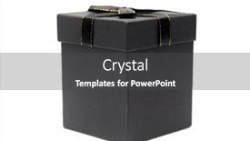  Presentation with lid - Presentation design featuring gift-box-a-black-gift background and a  colored foreground
