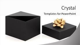  Presentation with lid - Amazing theme having gift box with lid off backdrop and a white colored foreground