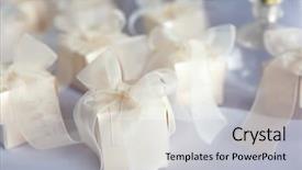  Presentation with wedding - Colorful presentation theme enhanced with gift-boxes-for-wedding-day backdrop and a light gray colored foreground
