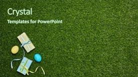  Presentation with eggs egg carton egg box - Amazing presentation design having gift boxes on a green backdrop and a  colored foreground