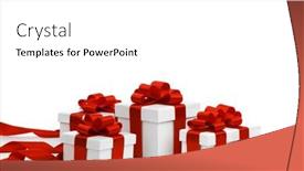  Presentation with red bow - 