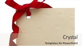  Presentation with gift card envelope - Theme having gift card envelope - note with red ribbon background and a lemonade colored foreground