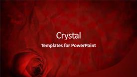  Presentation with valentines day - Presentation enhanced with gift gab - rose and hearts for valentines background and a  colored foreground