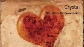  Presentation with loving hearts love heart candy - Slide set featuring gift gab - valentines heart symbolizing giving love background and a  colored foreground