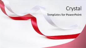  Presentation with colorful - Beautiful slide deck featuring gift packages - colorful ribbons isolated on white backdrop and a sky blue colored foreground