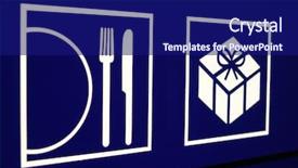  Presentation with restaurant equipment and utilises - Beautiful slides featuring gift shop sign in airport backdrop and a  colored foreground