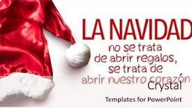  Presentation with spanish - PPT theme enhanced with gifts its about our heart background and a lemonade colored foreground