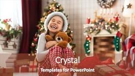  Presentation with happy birthday frame holiday - PPT theme featuring gifts spirit - happy holidays cute little child background and a  colored foreground