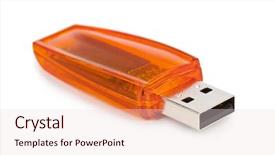  Presentation with lgbt diversity rainbow flag isolated - Theme enhanced with flash usb memory drive isolated background and a  colored foreground