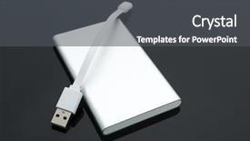  Presentation with power bank - PPT layouts with power bank background and a dark gray colored foreground