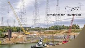  Presentation with dam construction - Cool new slide deck with gilbertsville-ky-usa-october-27 backdrop and a lemonade colored foreground