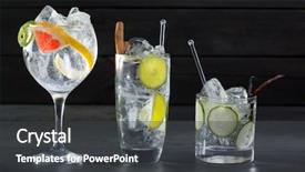  Presentation with colorful cocktails mojito red cocktail - Audience pleasing PPT layouts consisting of gin tonic varied cocktails backdrop and a dark gray colored foreground