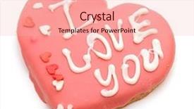  Presentation with loving hearts love heart candy - Slide set having chemical bonding experiment research science table of elements concept background and a gray colored foreground