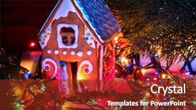  Presentation with christmas sale christmas products - Colorful slide set enhanced with festive dinner children's exhibition backdrop and a tawny brown colored foreground