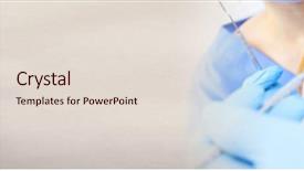  Presentation with gingival health - Presentation theme with gingival health - woman in dental care clinic background and a lemonade colored foreground