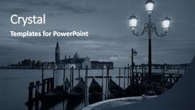  Presentation with inflatable water park - Beautiful PPT layouts featuring giorgio maggiore island in early backdrop and a gray colored foreground