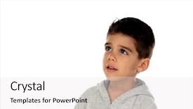  Presentation with child sexual abuse - Slide set having gipsy child with grey sweatshirt background and a  colored foreground