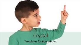  Presentation with special education cute kid - Amazing presentation theme having gipsy children - cute kid pointing with his backdrop and a seafoam green colored foreground