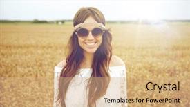  Presentation with youth - Cool new slide set with gipsy children - nature summer youth culture backdrop and a  colored foreground