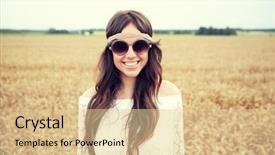  Presentation with youth empowerment - Amazing PPT layouts having gipsy children - nature summer youth culture backdrop and a  colored foreground