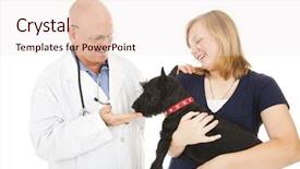  Presentation with teen girl - Amazing slide deck having girl and her scotty dog backdrop and a lemonade colored foreground