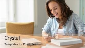  Presentation with home schoolng teens - Presentation theme having marbled abstract background liquid marble background and a violet colored foreground.