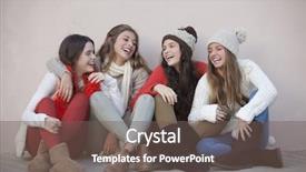  Presentation with teens - Audience pleasing slide deck consisting of girl autumn - group of trendy happy teens backdrop and a violet colored foreground