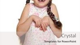  Presentation with fairy - Presentation having girl child lost tooth fairy background and a lemonade colored foreground