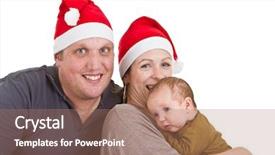  Presentation with planning family baby - Cool new slides with girl getting ready for chirstmas backdrop and a coral colored foreground