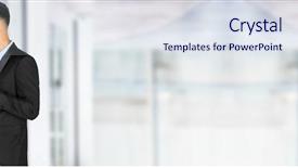  Presentation with teen girl - Colorful slide set enhanced with girl going to her quinceanera backdrop and a sky blue colored foreground