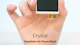  Presentation with oled - Presentation theme enhanced with girl-holding-a-small-oled background and a lemonade colored foreground