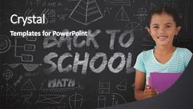  Presentation with files - Slides having girl holding files against black background and a dark gray colored foreground