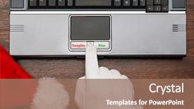  Presentation with naughty boy - Theme consisting of good bad internet - father christmas or santa checking background and a coral colored foreground